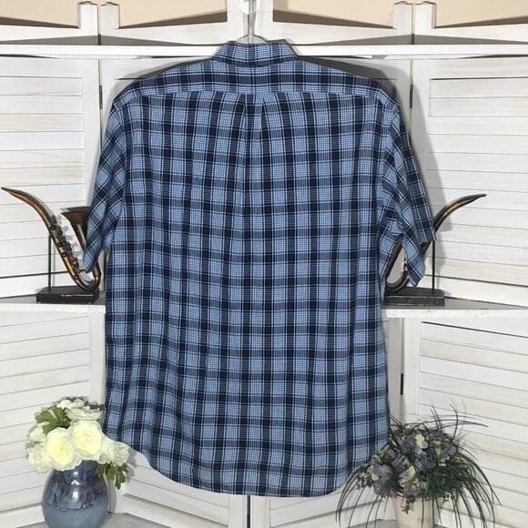 Ralph Lauren Blake Button Down Shirt Blue Plaid XL - Picture 2 of 7